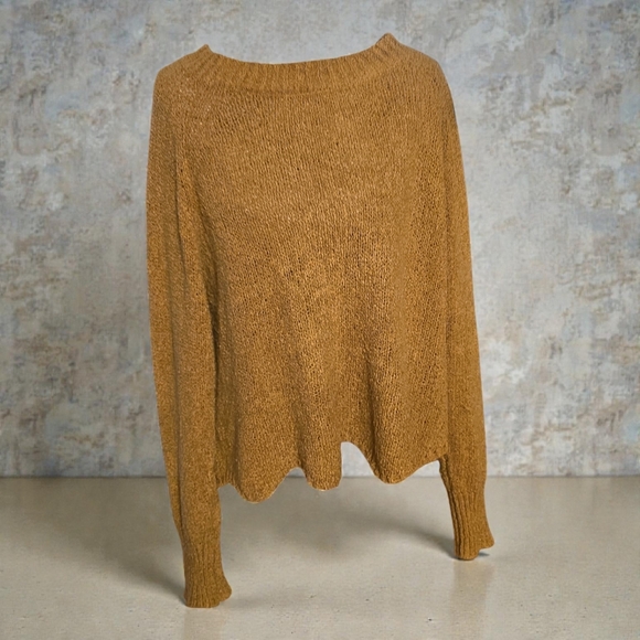 Cotton Emporium Sweaters - Cotton Emporium Golden Brown Sweater‎